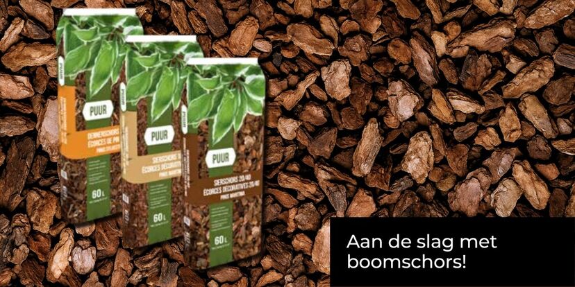 2+1 gratis op boomschors