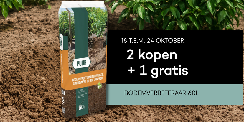 2+1 gratis op bodemverbeteraar
