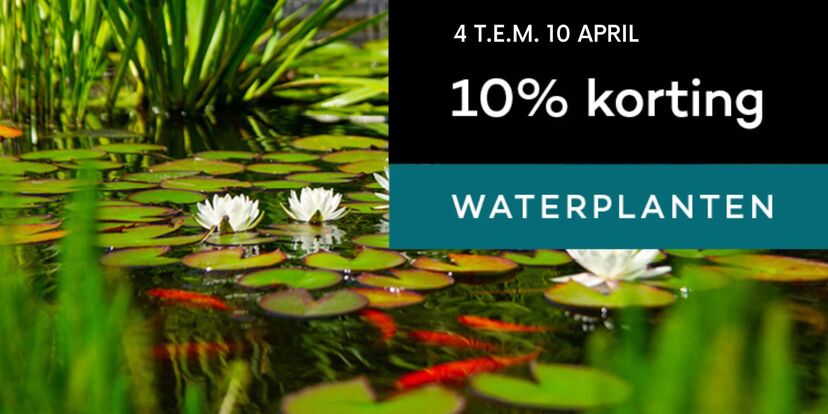10% korting op vijverplanten!